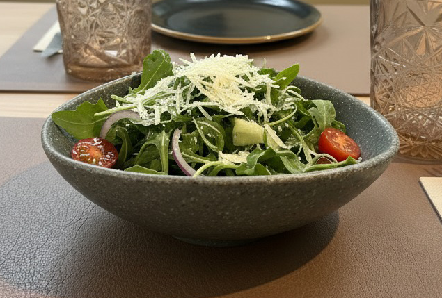 ENSALADA DE RÚCULA Y PARMESANO